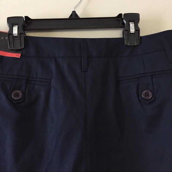 NWT Petite Sophisticate Navy Bootcut Pants Sz 12P - Picture 4 of 7